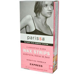 Parissa 3 Assorted Sizes Wax Strips Underarm, Bikini & Face (1x24 ct)