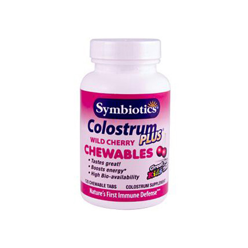 Symbiotics Colostrum Plus Wild Cherry 1 g (1x120 Chewables)