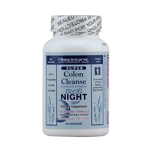Health Plus Super Colon Cleanse Night Formula (90 Capsules)