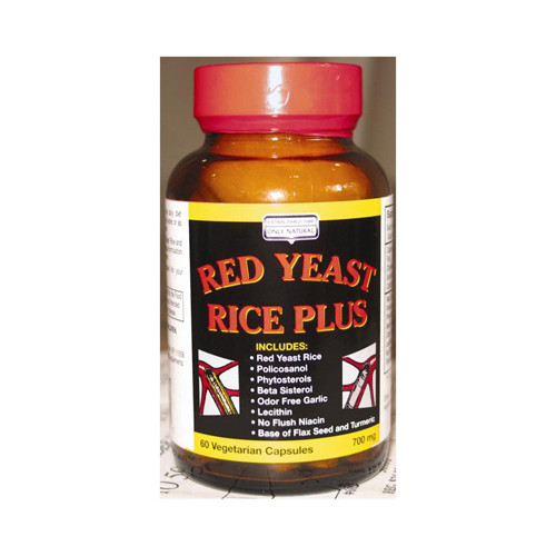 Only Natural Red Yeast Rice Plus (60 Veg Caps)