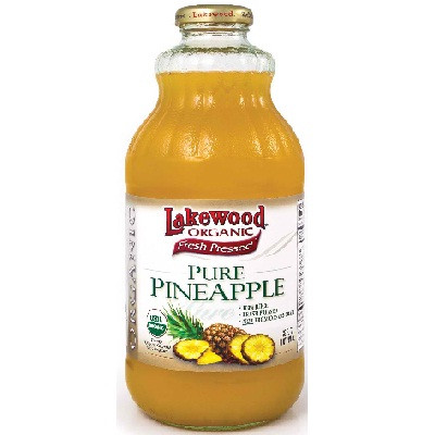 Lakewood Pure Pineap Juice (12x32OZ )