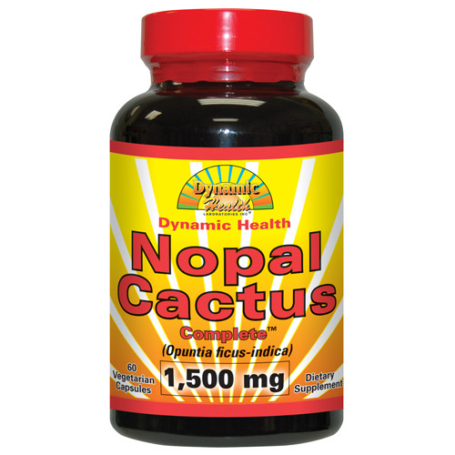 Dynamic Health Nopal Cactus Complete 1500 mg (60 Veg Capsules)