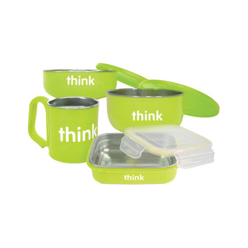 Thinkbaby Feeding Set BPA Free Green