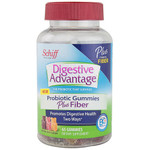 Schiff Vitamins Digestive Advantage Probiotic Gummies plus Fiber (1x65 ct)
