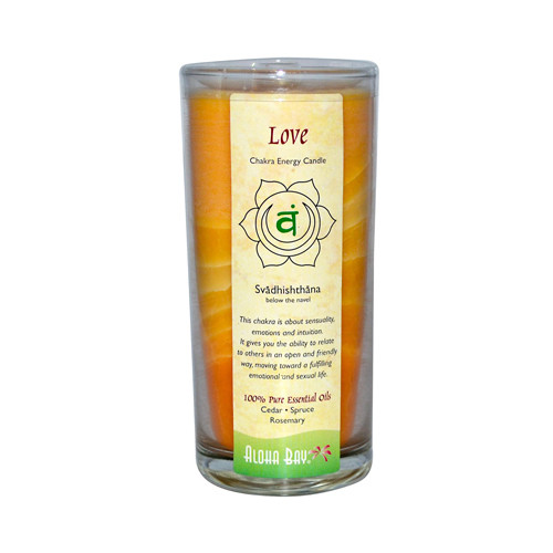 Aloha Bay Chakra Candle Jar Love (1x11 Oz)