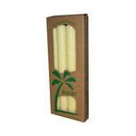 Aloha Bay Palm Tapers Cream (4 Candles)