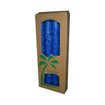 Aloha Bay Palm Tapers Royal Blue (4 Candles)