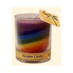 Aloha Bay Votive Jar Candle Unscented Rainbow (12x 2.5 Oz)