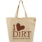 ECOBAGS Farmers Market Tote I Love Dirt (10 Bags)