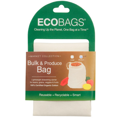 ECOBAGS Market Collection Organic Cloth Bulk and Produce Bag Medium (1 Bag)