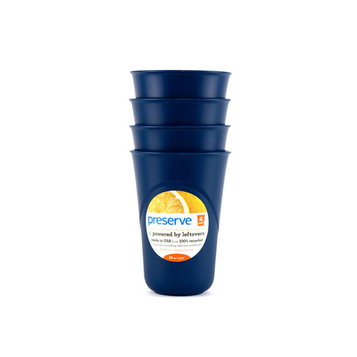 Preserve Everyday Cups Midnight Blue (8x4 Pack)
