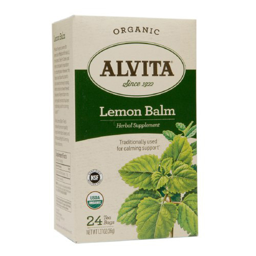 Alvita Tea Organic Lemon Balm Herbal (1x24 Bags)