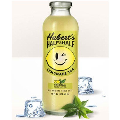 Hubert's Lemonade Hlf/HLeaf Green Tea (12x16OZ )