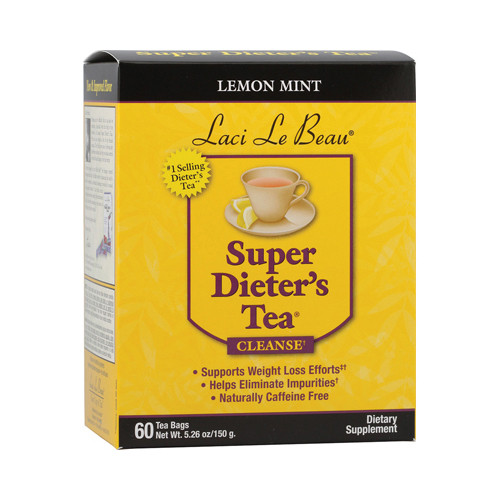 Laci Le Beau Super Dieter's Tea Lemon Mint (1x60 Tea Bags)