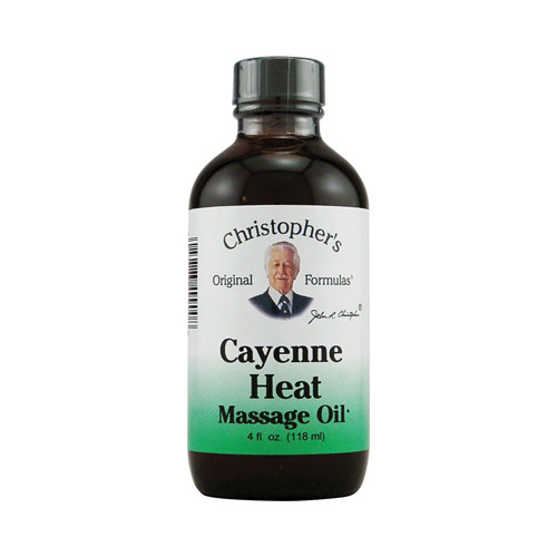 Dr. Christopher's Cayenne Heat Massage Oil (4 fl Oz)
