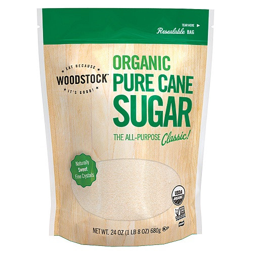 Woodstock Farms Pure Cane Granulated Sugar ( 12x24 Oz)