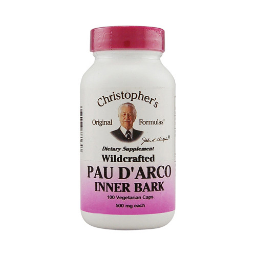 Dr. Christopher's Pau D'Arco 500 mg (100 Veg Capsules)
