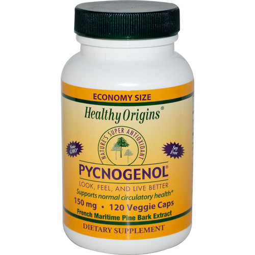 Healthy Origins Pycnogenol 150 mg (120 Veg Capsules)