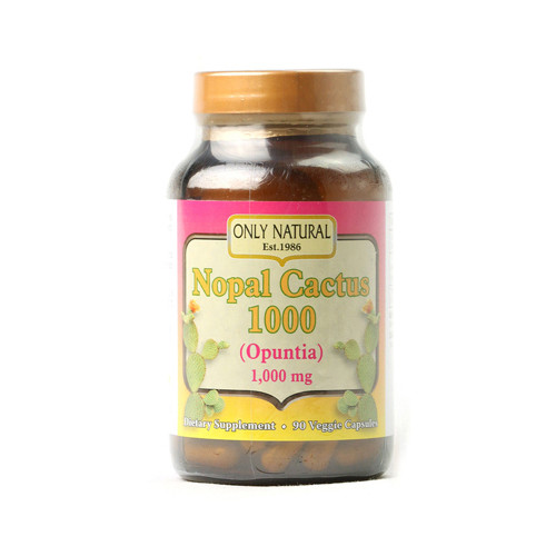 Only Natural Nopal Cactus 1000 mg (1x90 Veg Capsules)