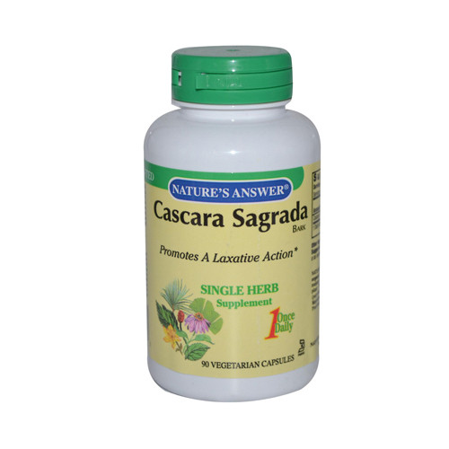 Nature's Answer Cascara Sagrada Bark (90 Veg Capsules)