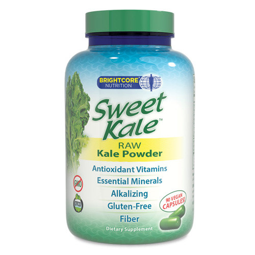 Brightcore Nutrition Kale Powder Sweet (90 Veg Capsules)