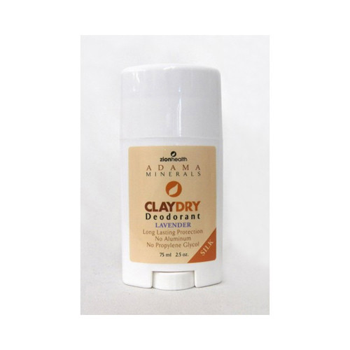 Zion Health Claydry Silk Deodorant Lavender (1x2.5 Oz)
