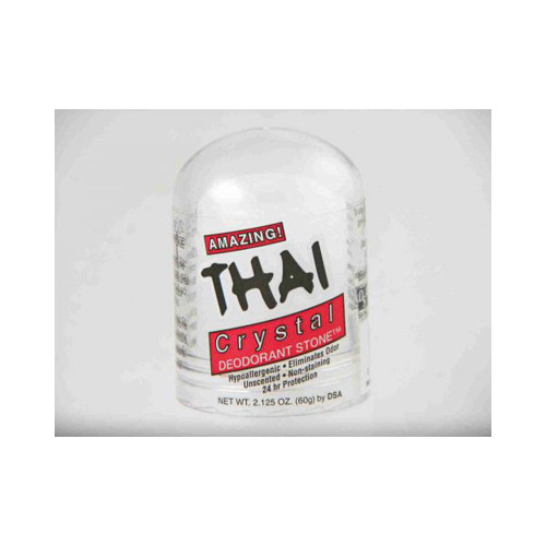 Thai Deodorant Stone Thai Natural Crystal Deodorant Push-Up Stick 2.125 Oz