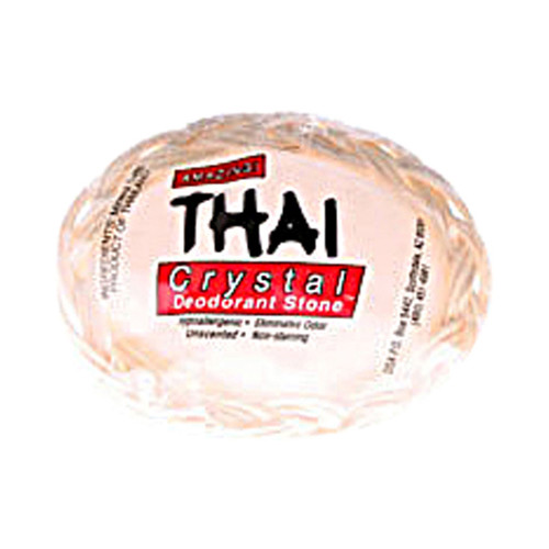 Thai Deodorant Stone Thai Crystal Deodorant Soap in Basket 1 Bar