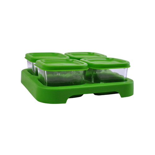 green sprouts Silicone fresh baby food freezer tray - Green