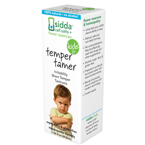 Sidda Flower Essences Temper Tamer Kids Age Two Plus 1 fl Oz