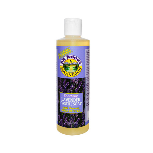 Dr. Woods Shea Vision Pure Castile Soap Lavender with Organic Shea Butter (8 fl Oz)