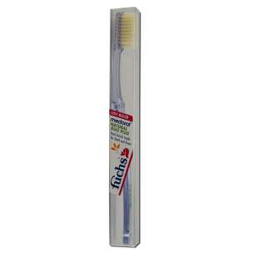 Fuchs Adult Medium Medoral Natural Duo Plus Toothbrush 1 Toothbrush (10 Pack)