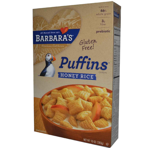 Barbara's Bakery Honey Rice Puffins (12x10OZ )