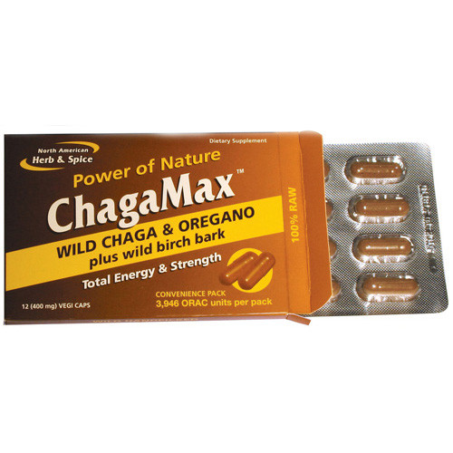 North American Hemp  Chagamax Convenience Pack (1x12 Veg Capsules)