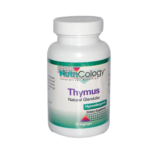 NutriCology Thymus Natural Glandular (1x75 Veg Capsules)