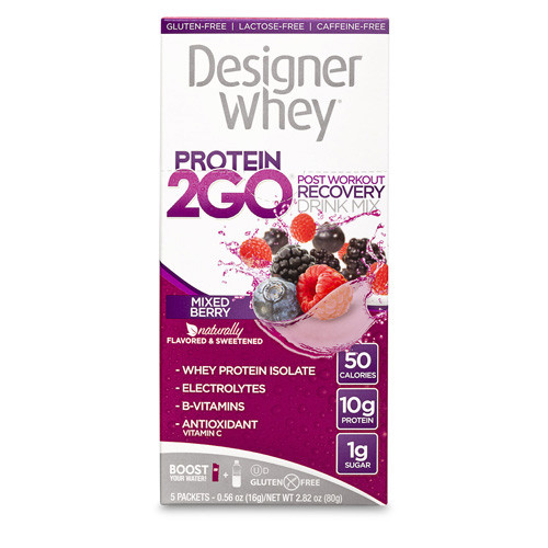 Designer Whey Protein To Go Packets Berry (5 Packets)