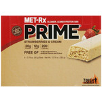 Met-Rx Protein Bar Prime Strawberries and Cream (6x65 grams)