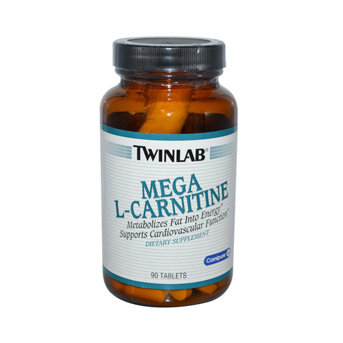 Twinlab Mega L-Carnitine 500 mg 90 Tablets