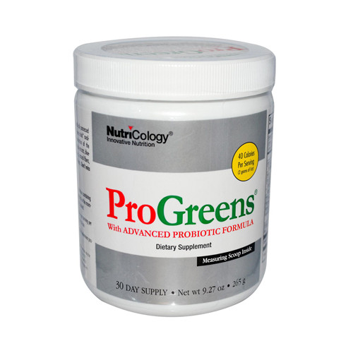 NutriCology Pro Greens With Advanced Probiotic Formula 9.27 Oz