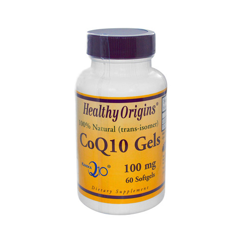 Healthy Origins CoQ10 Gels 100 mg (60 Softgels)