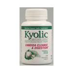 Kyolic Aged Garlic Extract Candida Cleanse and Digestion Formula 102 (1x100 Veg Tablets)