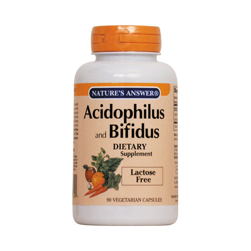 Nature's Answer Acidophilus and Bifidus (90 Veg Capsules)