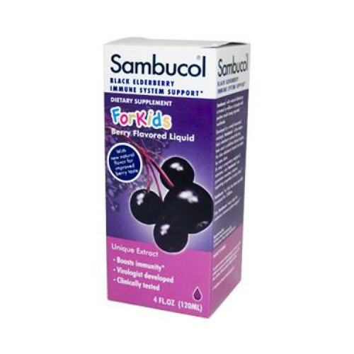 Sambucol Night Time Cold and Flu Elderberry (4 fl Oz)