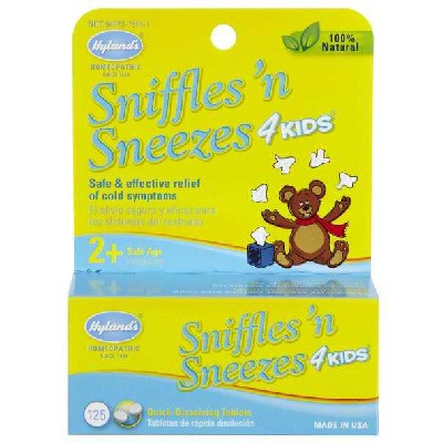 Hylands Homeopathic Remedies Sniffles 4 Kids (1x125TAB )