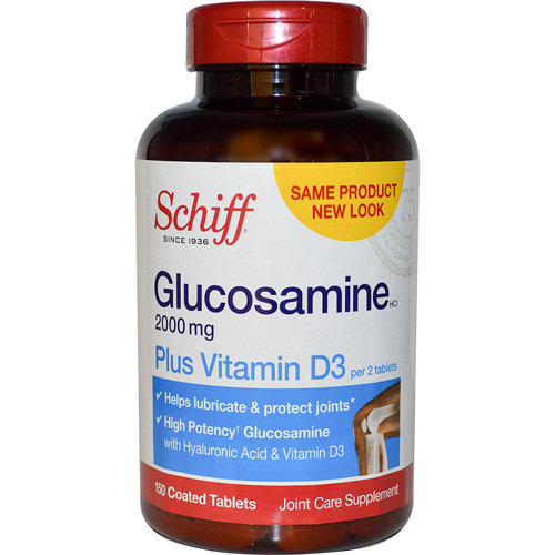Schiff Vitamins Glucosamine Plus Vitamin D3 2000 mg (1x150 Tablets)