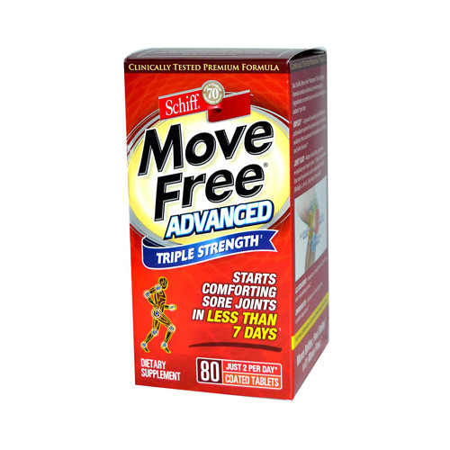 Schiff Move Free Advanced Triple Strength (80 Coated Tablets)