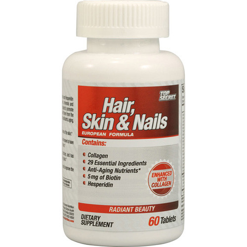 Top Secret Nutrition Hair Skin and Nails 60 Tablets
