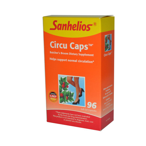 Sanhelios Circu Caps with Butcher's Broom and Rosemary (96 Capsules)