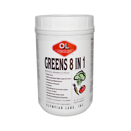 Olympian Labs Greens 8 in 1 Blueberry 775 g
