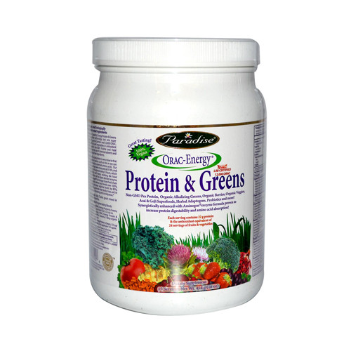 Paradise Herbs Orac Energy Protein Greens 16 Oz
